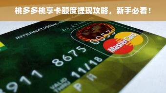 桃多多桃享卡额度提现攻略，新手必看！