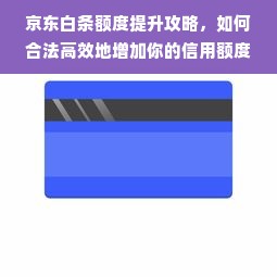 京东白条额度提升攻略，如何合法高效地增加你的信用额度？