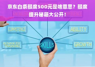京东白条额度500元是啥意思？额度提升秘籍大公开！