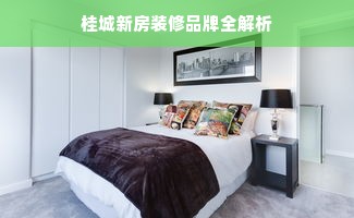 桂城新房装修品牌全解析