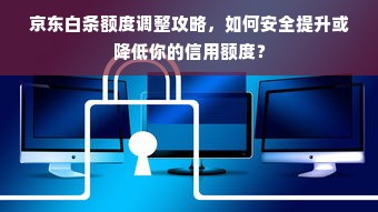 京东白条额度调整攻略，如何安全提升或降低你的信用额度？