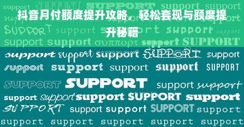 抖音月付额度提升攻略，轻松套现与额度提升秘籍
