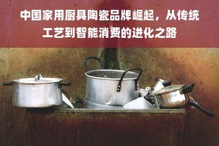 中国家用厨具陶瓷品牌崛起，从传统工艺到智能消费的进化之路