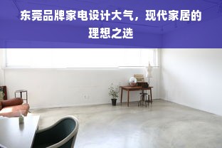 东莞品牌家电设计大气，现代家居的理想之选