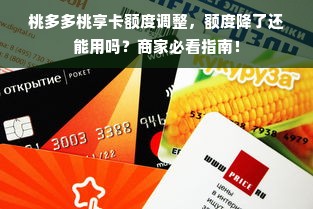 桃多多桃享卡额度调整，额度降了还能用吗？商家必看指南！