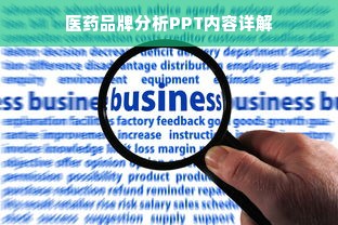 医药品牌分析PPT内容详解