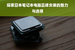 探索日本笔记本电脑品牌女装的魅力与选择