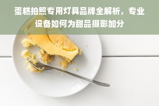 蛋糕拍照专用灯具品牌全解析，专业设备如何为甜品摄影加分
