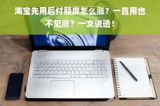 淘宝先用后付额度怎么涨？一直用也不见涨？一文说透！