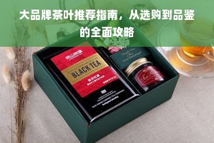 大品牌茶叶推荐指南，从选购到品鉴的全面攻略