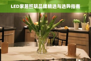LED家居照明品牌精选与选购指南