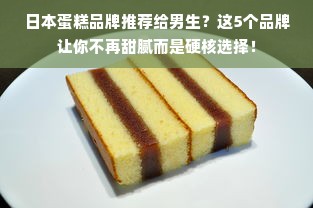 日本蛋糕品牌推荐给男生？这5个品牌让你不再甜腻而是硬核选择！