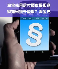 淘宝先用后付额度提现商家如何提升额度？淘宝先用后付额度提升攻略大揭秘！