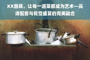 XX厨具，让每一道菜都成为艺术—高清配音与视觉盛宴的完美融合
