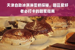 天津自助冰淇淋蛋糕探秘，甜品爱好者必打卡的甜蜜指南