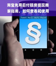 淘宝先用后付额度提现商家指南，如何查看和使用额度？