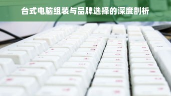 台式电脑组装与品牌选择的深度剖析