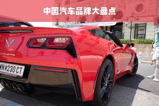 中国汽车品牌大盘点