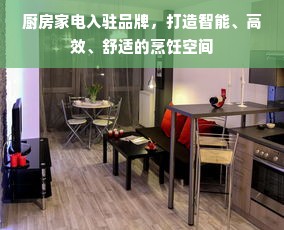 厨房家电入驻品牌，打造智能、高效、舒适的烹饪空间