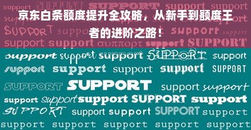京东白条额度提升全攻略，从新手到额度王者的进阶之路！