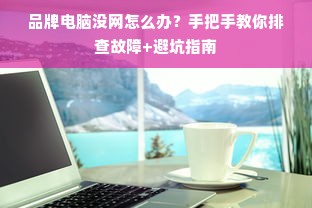 品牌电脑没网怎么办？手把手教你排查故障+避坑指南