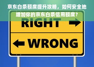 京东白条额度提升攻略，如何安全地增加你的京东白条信用额度？