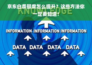 京东白条额度怎么提升？这些方法你一定要知道！