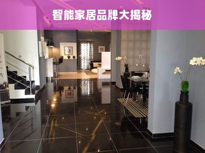 智能家居品牌大揭秘