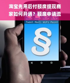 淘宝先用后付额度提现商家如何开通？额度申请流程大揭秘！