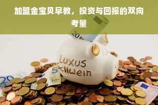 加盟金宝贝早教，投资与回报的双向考量