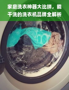 家庭洗衣神器大比拼，能干洗的洗衣机品牌全解析