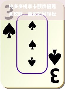 桃多多桃享卡额度提现全攻略，商家如何轻松提升额度？