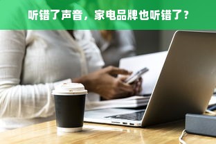 听错了声音，家电品牌也听错了？