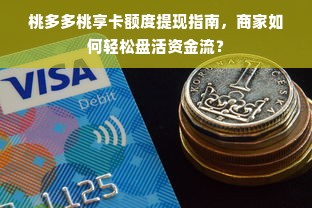 桃多多桃享卡额度提现指南，商家如何轻松盘活资金流？