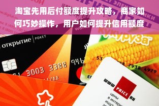 淘宝先用后付额度提升攻略，商家如何巧妙操作，用户如何提升信用额度
