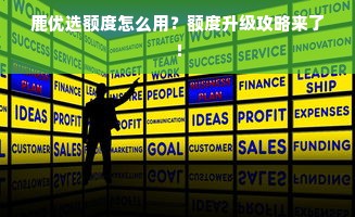 鹿优选额度怎么用？额度升级攻略来了！