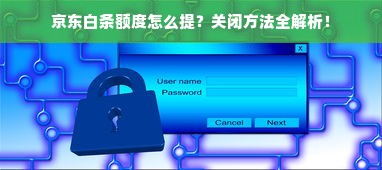 京东白条额度怎么提？关闭方法全解析！