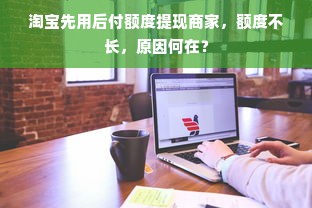 淘宝先用后付额度提现商家，额度不长，原因何在？