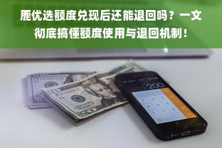 鹿优选额度兑现后还能退回吗？一文彻底搞懂额度使用与退回机制！