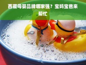 西藏母婴品牌哪家强？宝妈宝爸来帮忙
