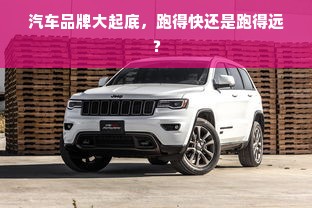 汽车品牌大起底，跑得快还是跑得远？