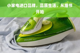 小家电进口品牌，品质生活，从细节开始