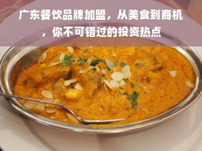 广东餐饮品牌加盟，从美食到商机，你不可错过的投资热点