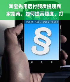 淘宝先用后付额度提现商家指南，如何提高额度、打额度技巧与案例解析