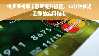 桃多多桃享卡额度提升秘籍，15分钟快速到账的实用指南