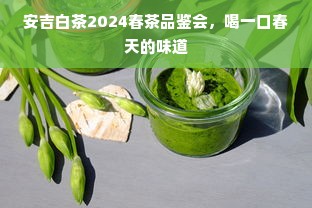 安吉白茶2024春茶品鉴会，喝一口春天的味道