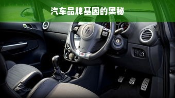 汽车品牌基因的奥秘