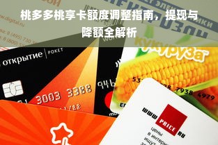 桃多多桃享卡额度调整指南，提现与降额全解析