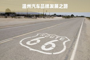 温州汽车品牌发展之路