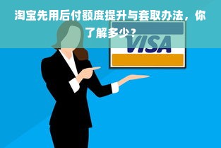 淘宝先用后付额度提升与套取办法，你了解多少？